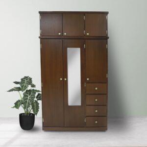 CLOSET ABELARDO 2 PZAS. 120 ANCH COLORES EN ( ONIX METALICO, OXFOR Y CHOCOLATE )