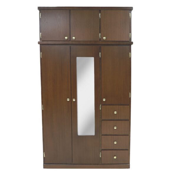 CLOSET ABELARDO 2 PZAS. 120 ANCH COLORES EN ( ONIX METALICO, OXFOR Y CHOCOLATE ) - Imagen 4