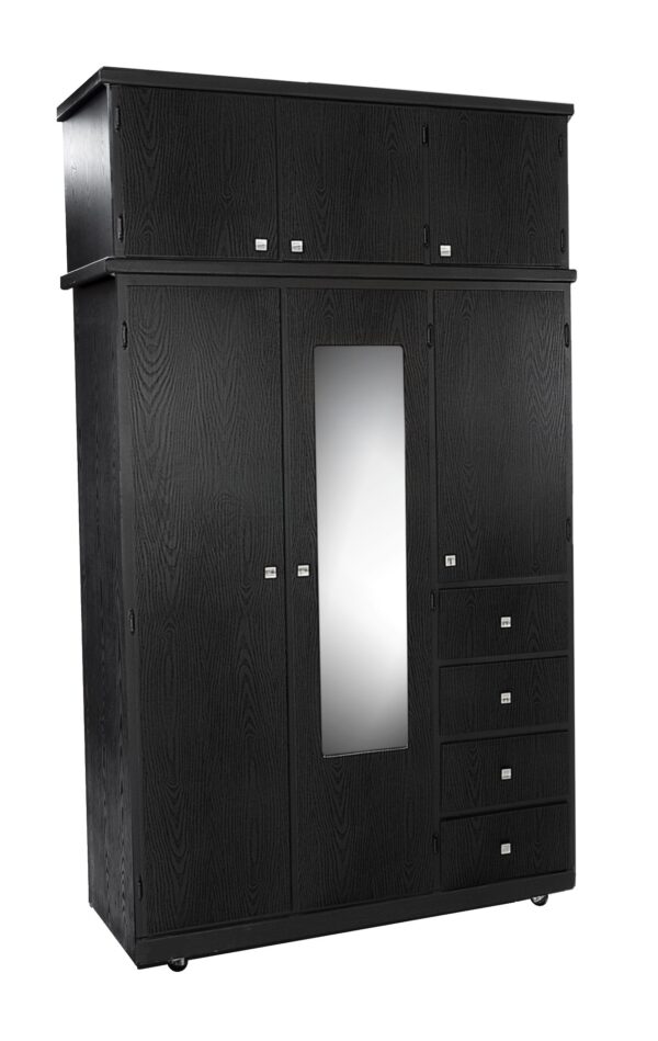 CLOSET ABELARDO 2 PZAS. 120 ANCH COLORES EN ( ONIX METALICO, OXFOR Y CHOCOLATE ) - Imagen 7
