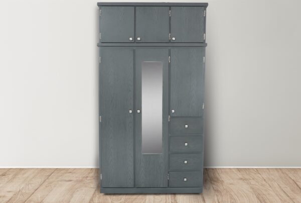 CLOSET ABELARDO 2 PZAS. 120 ANCH COLORES EN ( ONIX METALICO, OXFOR Y CHOCOLATE ) - Imagen 9