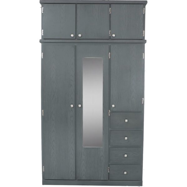 CLOSET ABELARDO 2 PZAS. 120 ANCH COLORES EN ( ONIX METALICO, OXFOR Y CHOCOLATE ) - Imagen 10