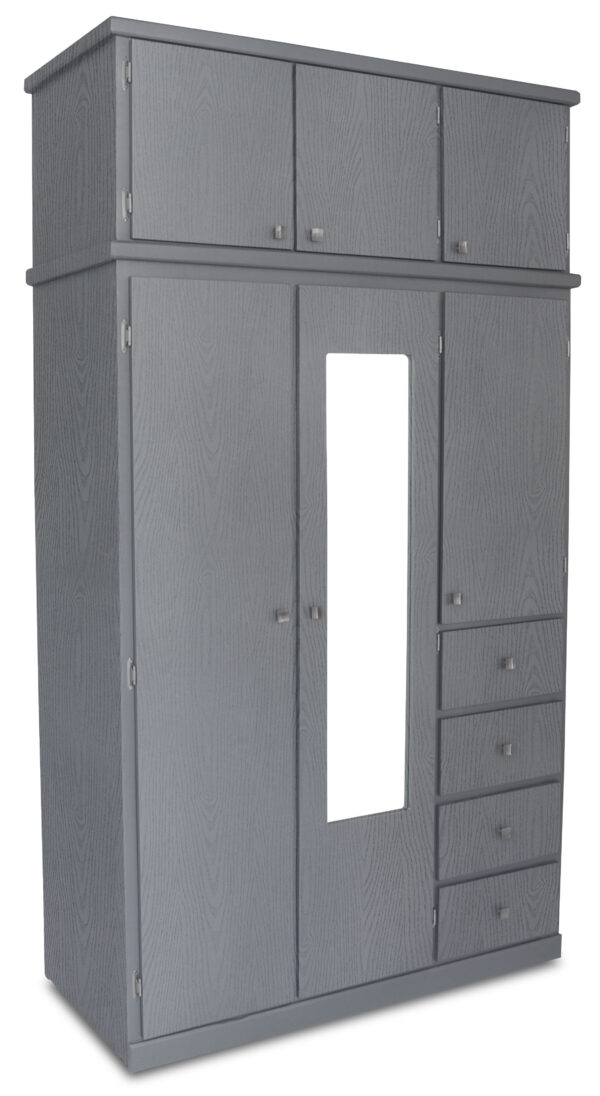 CLOSET ABELARDO 2 PZAS. 120 ANCH COLORES EN ( ONIX METALICO, OXFOR Y CHOCOLATE ) - Imagen 11
