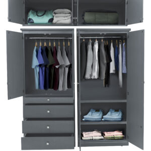 CLOSET APOLO 3 PZAS. 154 ANCH EN COLOR ( CHOCOLATE )