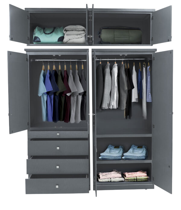 CLOSET APOLO 3 PZAS. 154 ANCH EN COLOR ( CHOCOLATE )