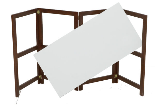 PEKE ESCRITORIO (BLANCO  CON PATA NOGAL O NOGAL CON PATA CHOCOLATE) - Imagen 4
