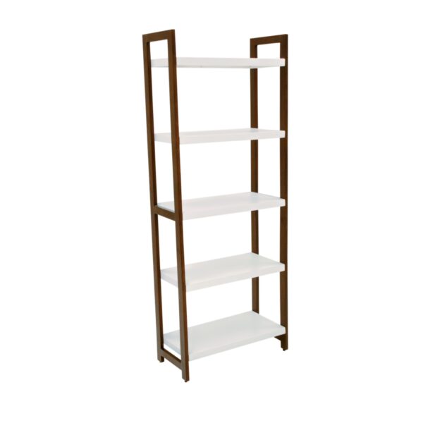 DUNE 5 ENTREPAÑOS (ENTREPAÑOS BLANCO CON PATA NOGAL Y  ENTREPAÑO BLANCO CON PATA CHOCO) - Imagen 9