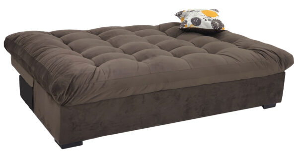 TOTO FUTON CHOCO TERCIOPELO 182 ANC. - Imagen 3