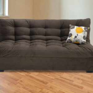 TOTO FUTON CHOCO TERCIOPELO 182 ANC.