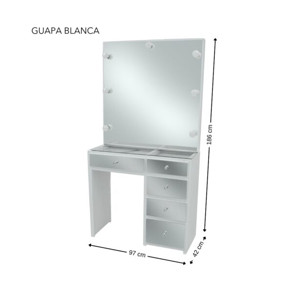 GUAPA PEINADOR 7F BCO CON LUNA 93 ANCH - Imagen 6