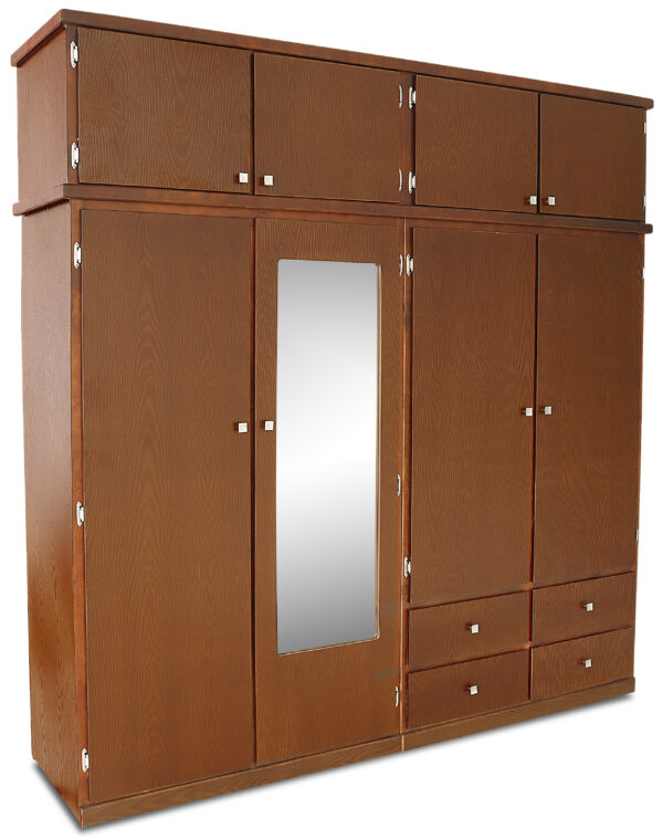 CLOSET HULK 3 PZAS. 220 ANCH COLORES EN ( CEDRO, ONIX METALICO O CHOCO ) - Imagen 4