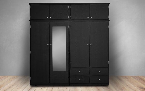 CLOSET HULK 3 PZAS. 220 ANCH COLORES EN ( CEDRO, ONIX METALICO O CHOCO ) - Imagen 15