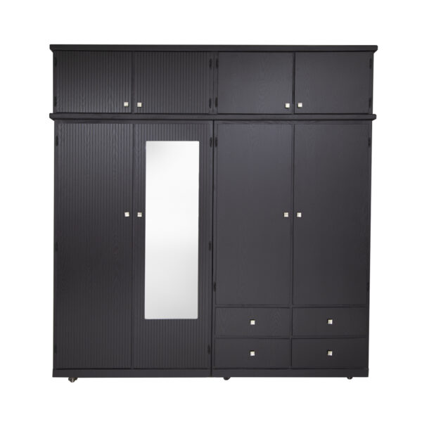 CLOSET HULK 3 PZAS. 220 ANCH COLORES EN ( CEDRO, ONIX METALICO O CHOCO )