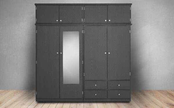 CLOSET HULK 3 PZAS. 220 ANCH COLORES EN ( CEDRO, ONIX METALICO O CHOCO ) - Imagen 7
