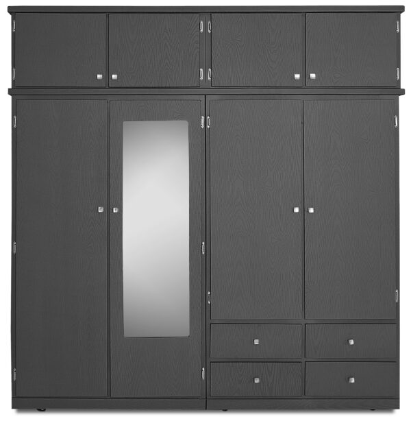 CLOSET HULK 3 PZAS. 220 ANCH COLORES EN ( CEDRO, ONIX METALICO O CHOCO ) - Imagen 8