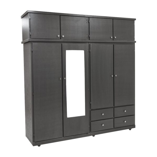 CLOSET HULK 3 PZAS. 220 ANCH COLORES EN ( CEDRO, ONIX METALICO O CHOCO ) - Imagen 9