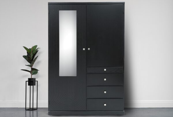 CLOSEET MEMIN ARCO L120 COLORES ( ONIX METALICO, NOGAL Y CHOCOLATE ) - Imagen 6