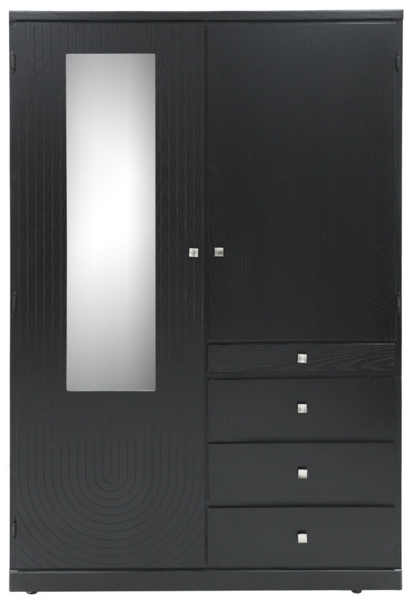 CLOSEET MEMIN ARCO L120 COLORES ( ONIX METALICO, NOGAL Y CHOCOLATE ) - Imagen 2