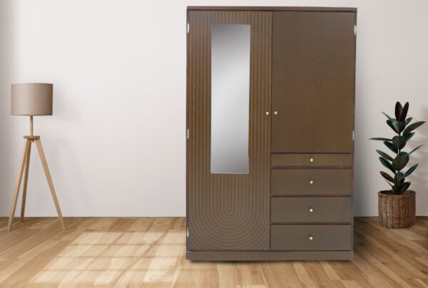 CLOSEET MEMIN ARCO L120 COLORES ( ONIX METALICO, NOGAL Y CHOCOLATE ) - Imagen 8