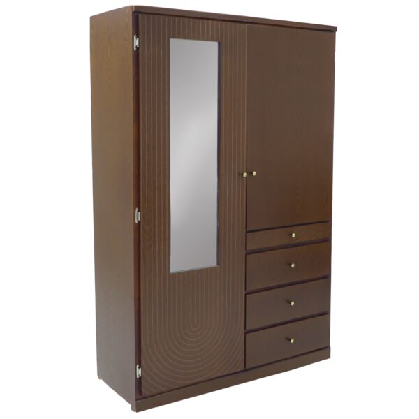 CLOSEET MEMIN ARCO L120 COLORES ( ONIX METALICO, NOGAL Y CHOCOLATE ) - Imagen 10