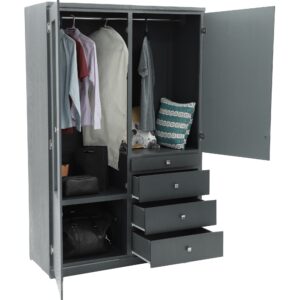 CLOSEET MEMIN ARCO L120 COLORES ( ONIX METALICO, NOGAL Y CHOCOLATE )