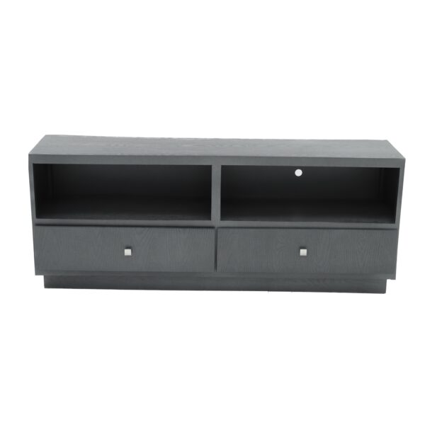 MESA TV CHESTER 160 CM EN COLOR ONIX METALICO 2 CAJONES - Imagen 5