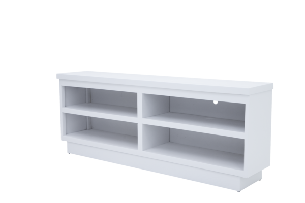 MESA TV DERBY150 CM ENTREPAÑOS BLANCOS - Imagen 3
