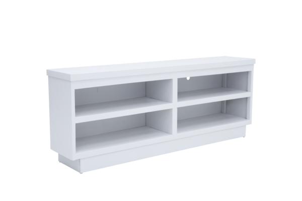 MESA TV DERBY150 CM ENTREPAÑOS BLANCOS - Imagen 4