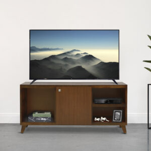 MESA TV DORVE 135 CM 1  PUERTA RAYA CEDRO