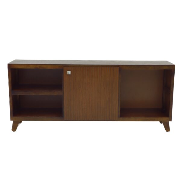 MESA TV DORVE 135 CM 1  PUERTA RAYA CEDRO - Imagen 2