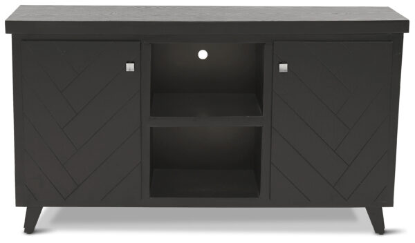 MESA TV LONDON 2 PTA. LADRILLO CHOCOLATE  135 ANCH - Imagen 3