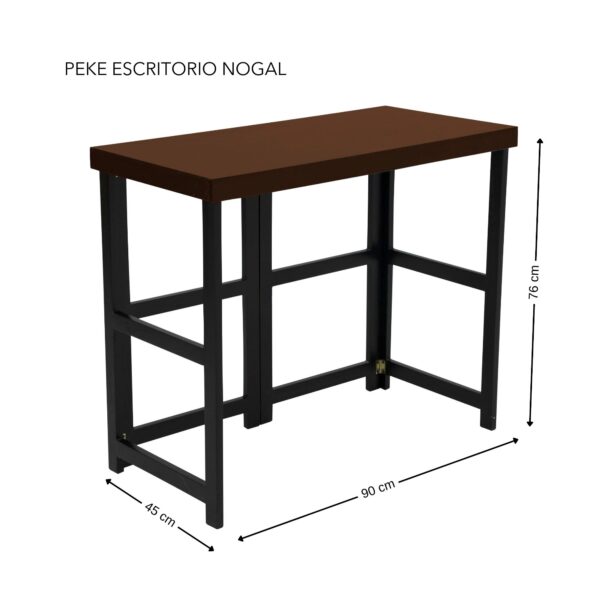 PEKE ESCRITORIO (BLANCO  CON PATA NOGAL O NOGAL CON PATA CHOCOLATE) - Imagen 16