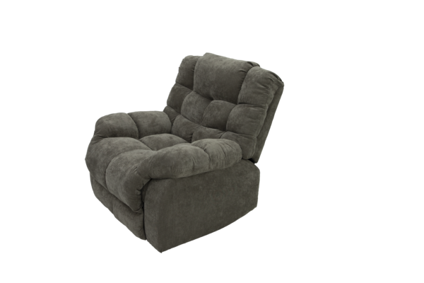 RECLINABLE LEON EN TELA VELVET LATE, VELVET CHOCOLATE O VELVET GRIS - Imagen 4
