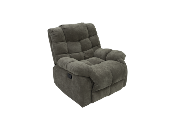 RECLINABLE LEON EN TELA VELVET LATE, VELVET CHOCOLATE O VELVET GRIS - Imagen 3