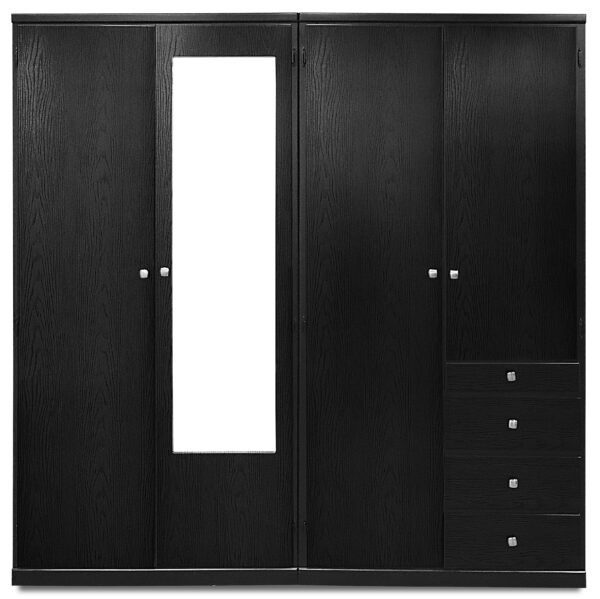 CLOSET TITAN 2 PZAS. 220 ANCH COLORES EN ( CHOCOLATE Y OXFOR ) - Imagen 7
