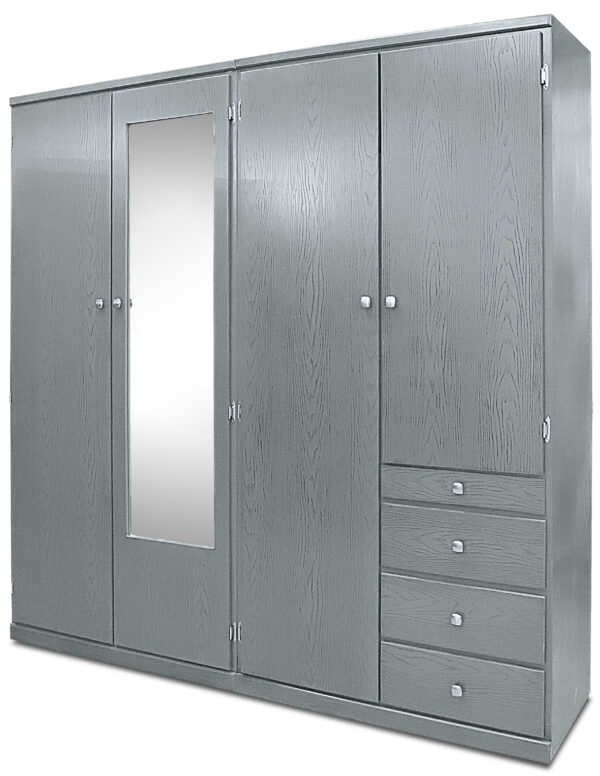CLOSET TITAN 2 PZAS. 220 ANCH COLORES EN ( CHOCOLATE Y OXFOR ) - Imagen 5