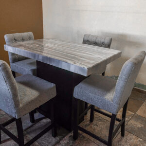 COMEDOR CON 4 BANCOS ADES GLEN FOSSIL