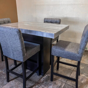 COMEDOR CON 4 BANCOS ADES ALCAPARRA NEGRO
