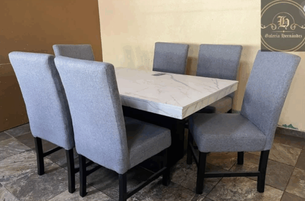 COMEDOR SOFI QUEEN 6 SILLAS